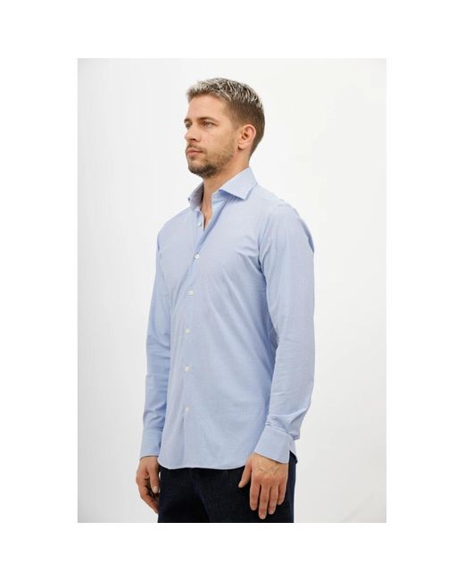 Caliban Blue Casual Shirts for men