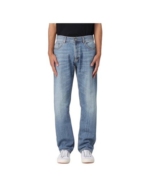 Dondup Straight Jeans in het Blue voor heren