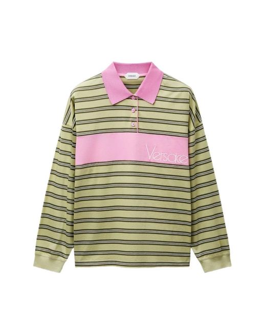 Versace Green Polo Shirts