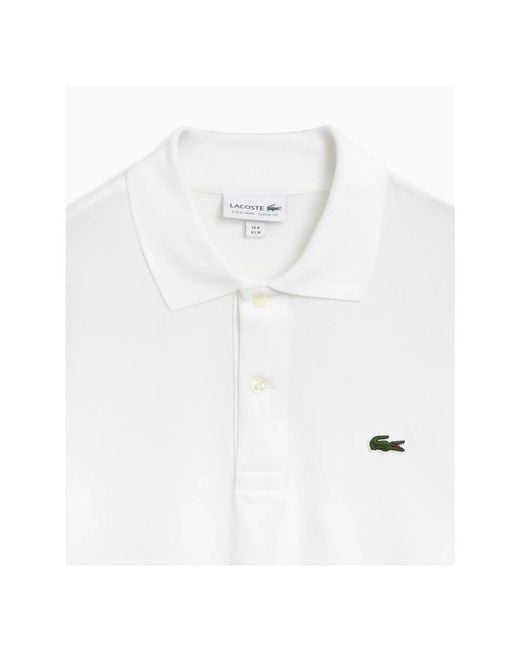 Lacoste White Polo Shirts for men