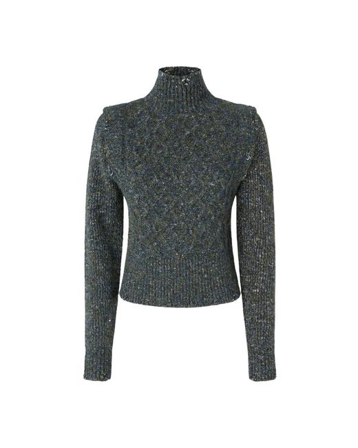 Pinko Green Turtlenecks