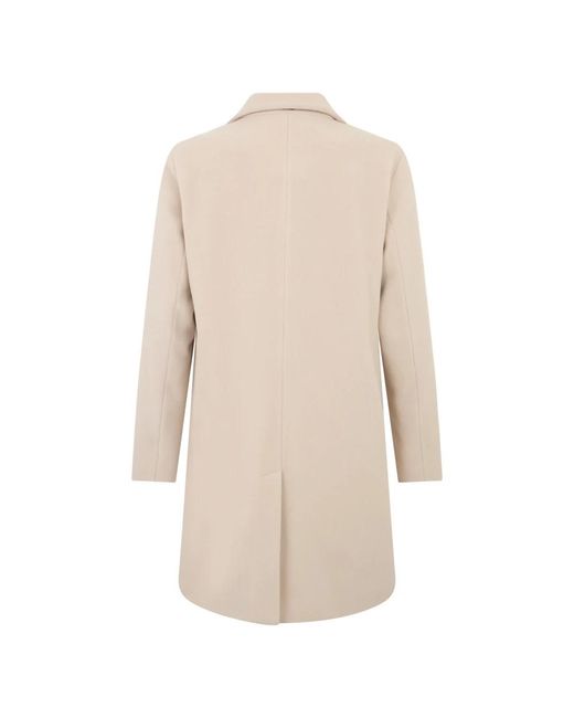 Single-Breasted Coats Herno de hombre de color Natural