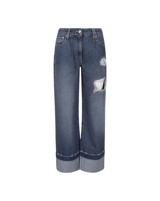 Simone Rocha Blue Straight Fit Jeans