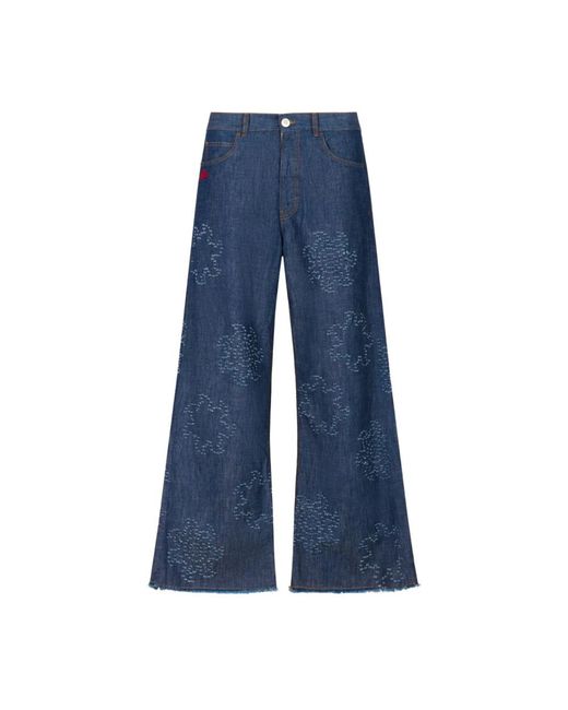 Marni Blue Wide Jeans for men