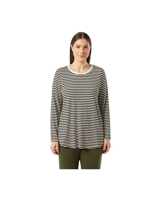 Marina Rinaldi Black Weiße Strickpullover Mit Rippenborte