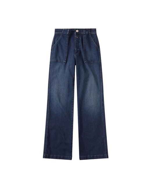 Closed Wide Jeans in het Blue