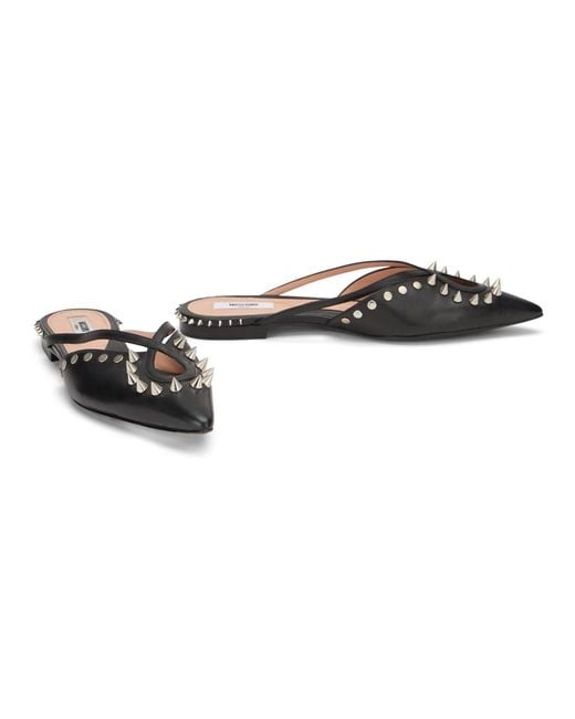 Moschino Black Mules
