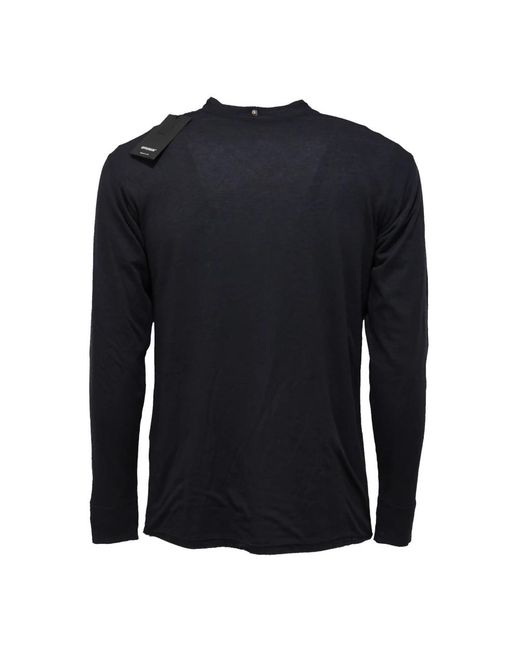 Officina 36 Blue Long Sleeve T-Shirts for men