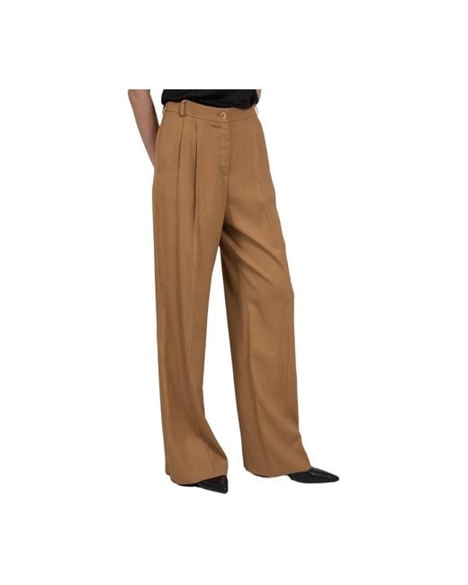 Moschino Brown Wide Trousers