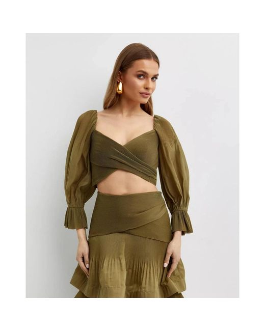 Zimmermann Green Blouses