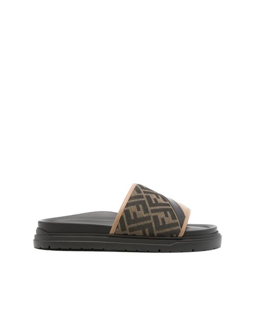 Sliders Fendi de hombre de color Multicolor