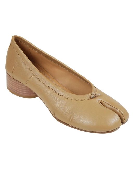 Maison Margiela Brown Vintage Tabi Ballerina Schuhe
