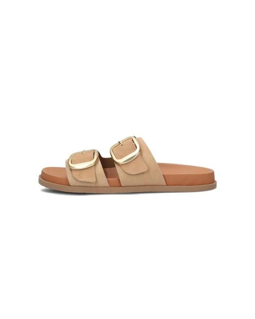 Notre-v Natural Wildleder Sommer Hausschuhe