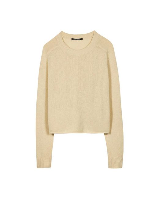 Luisa Cerano Natural Round-Neck Knitwear