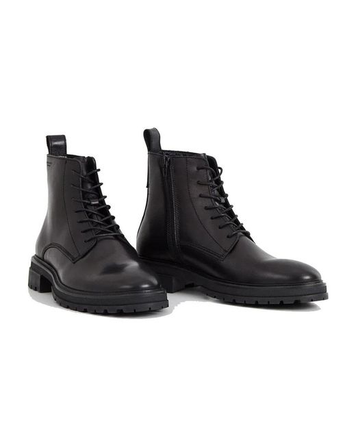 Vagabond Black Lace-Up Boots for men