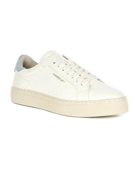 Flamingos' Life White Sneakers