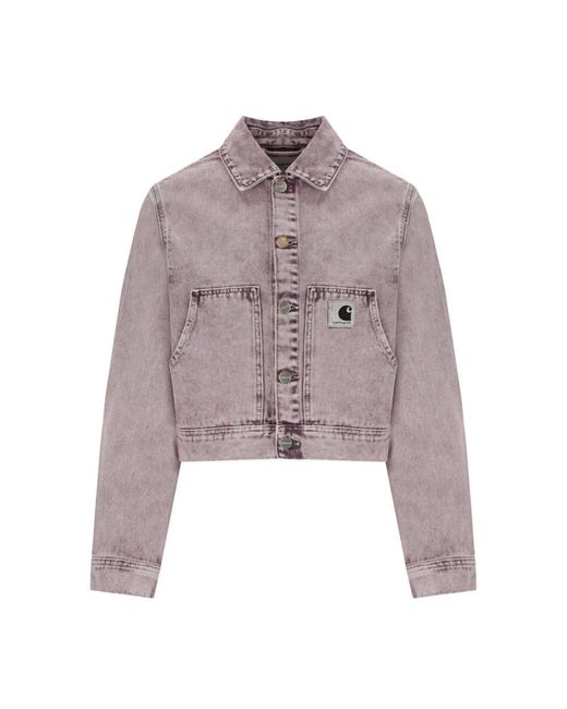 Carhartt Purple Denim Jackets