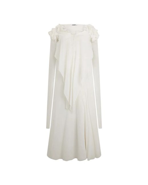 Philosophy Di Lorenzo Serafini White Maxi Dresses