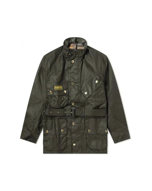 Barbour Jassen ,Groen ,Originele Waxjas Salie Groen in het Green voor heren