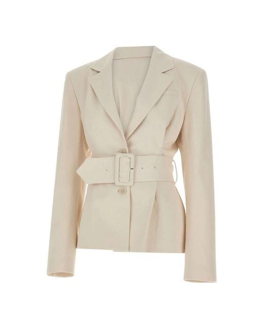 ROTATE BIRGER CHRISTENSEN Natural Blazers