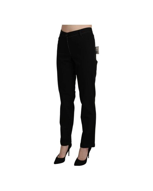 Bencivenga Black Slim-Fit Trousers