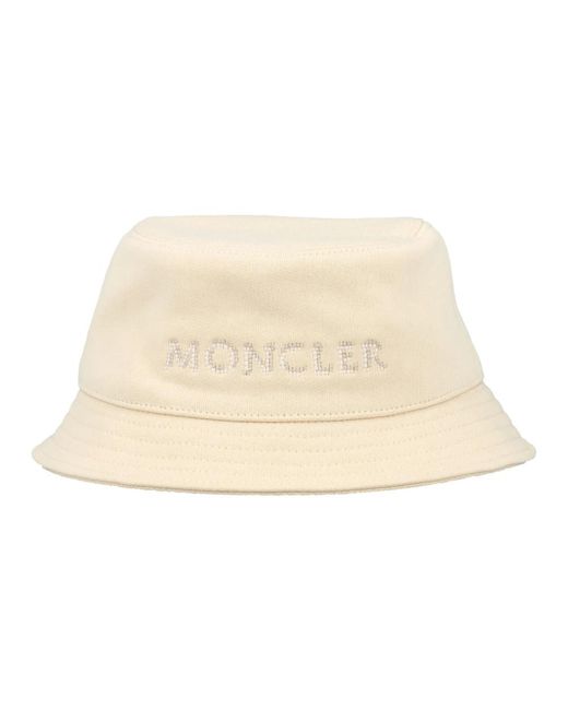 Cappello bucket elegante per l'uso quotidiano di Moncler in Natural