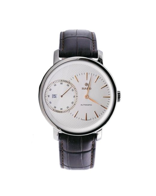 Rado Accessoires ,Grijs ,Dia Master Horloge in het Metallic