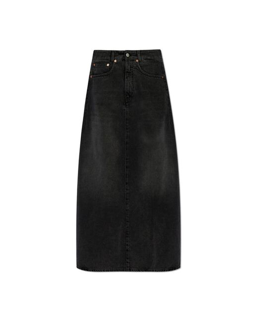 Skirts > denim skirts MM6 by Maison Martin Margiela en coloris Black
