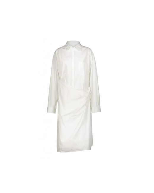 Balenciaga White Shirt Dresses
