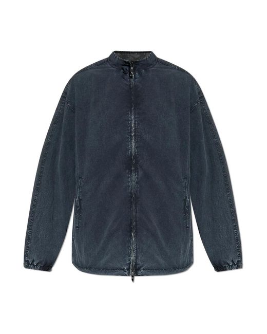 DIESEL Jassen ,Blauw ,Polyester Jas J-Wilson in het Blue voor heren