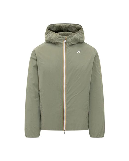 K-Way Jack Plain Warm Jacket in het Green voor heren