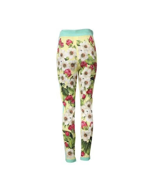 Dolce & Gabbana Metallic Slim-Fit Trousers