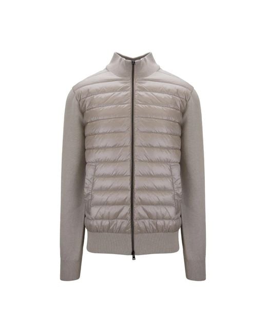 Herno Gray Down Jackets for men