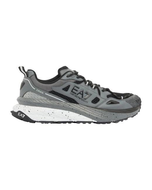 EA7 Gray Sneakers for men