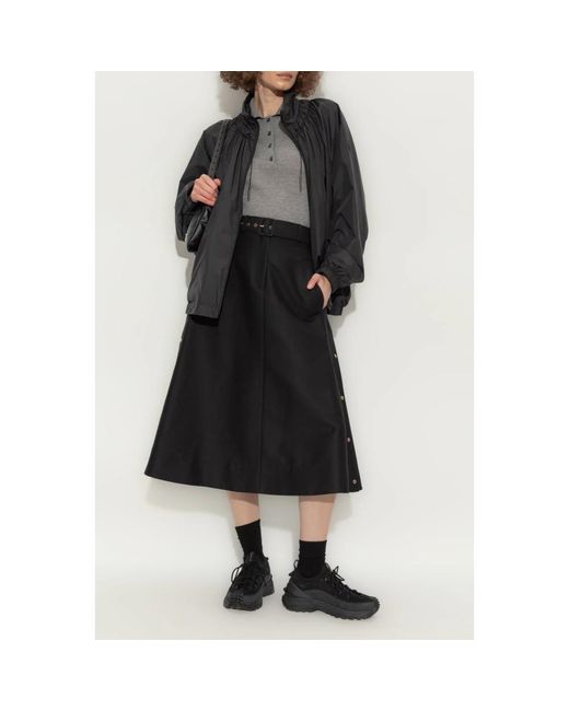 Moncler Jassen ,Zwart ,Jas Valencay in het Black