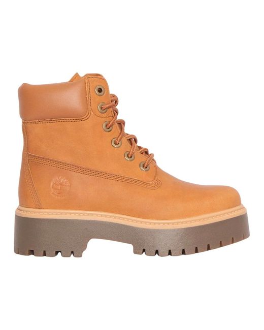 Timberland Lace-Up Boots in het Brown
