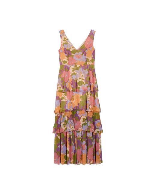 Midi Dresses Pennyblack de color Red