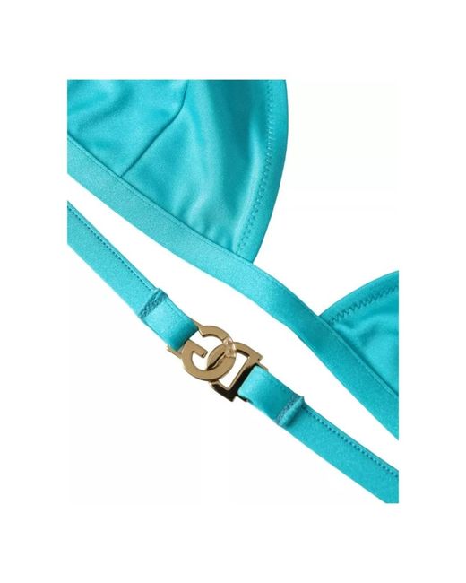 Dolce & Gabbana Blue Bikinis
