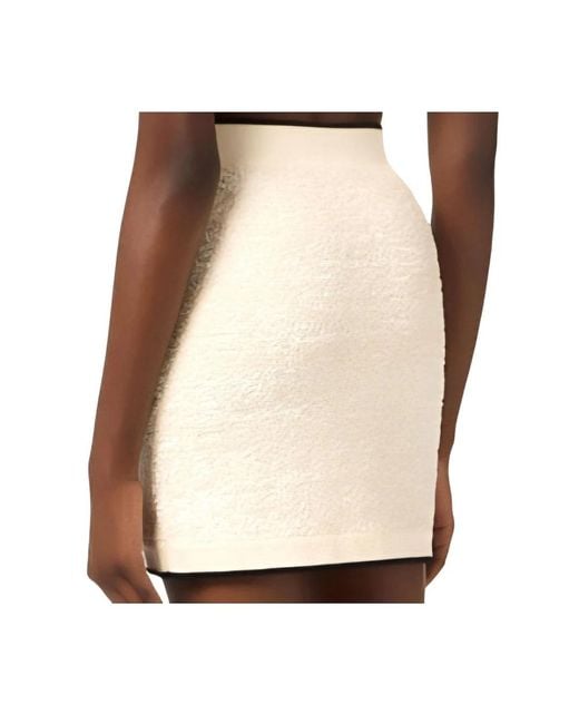 Elisabetta Franchi Natural Short Skirts