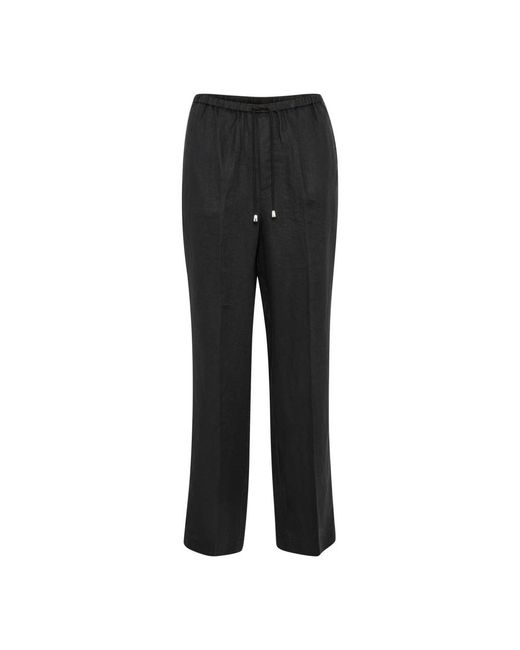 Part Two Black Wide Trousers