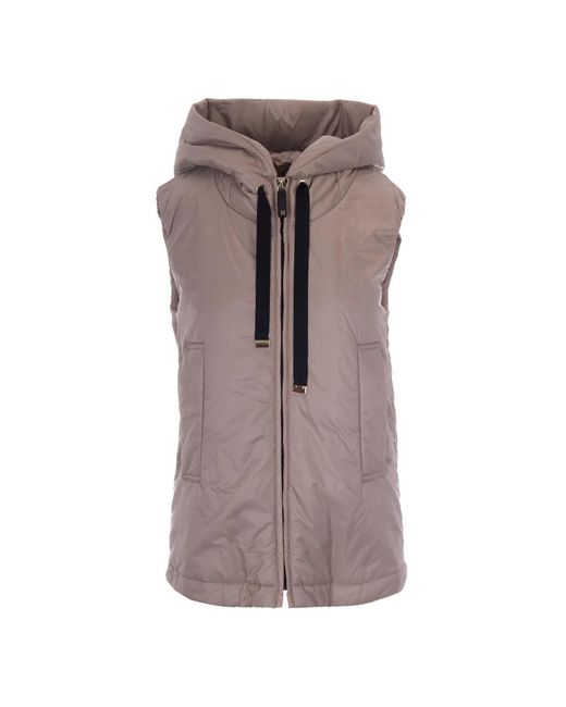 Weekend by Maxmara Brown Waistcoats