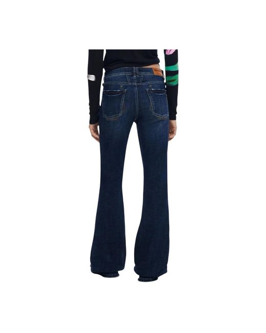 Desigual Blue Flared Jeans