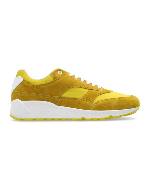 Saint Laurent Schoenen ,Geel ,Leer Bump Sneakers in het Yellow voor heren