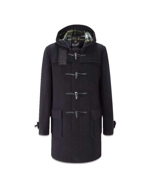 Gloverall Jassen ,Blauw ,Wol Morris Duffle Coat in het Blue voor heren