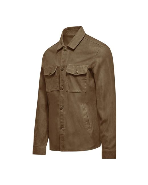Leather Jackets Bomboogie de hombre de color Green