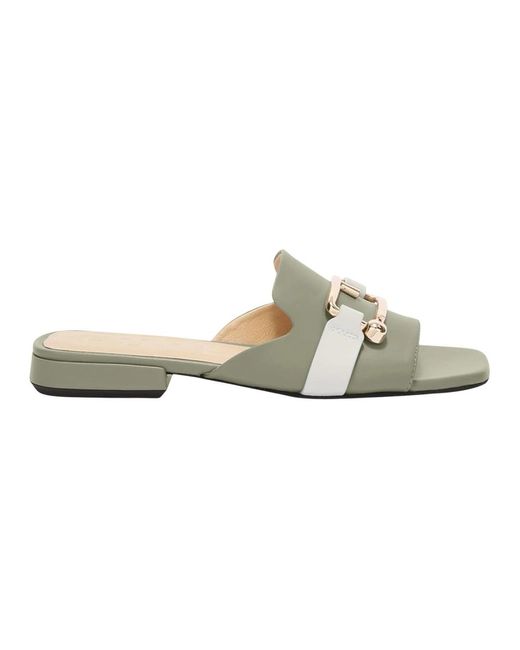 Heeled Mules di Furla in Green