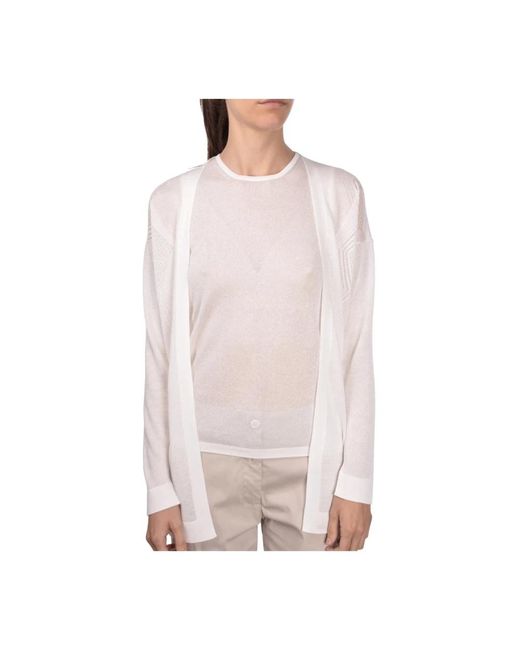 Gran Sasso White Long Sleeve T-Shirts