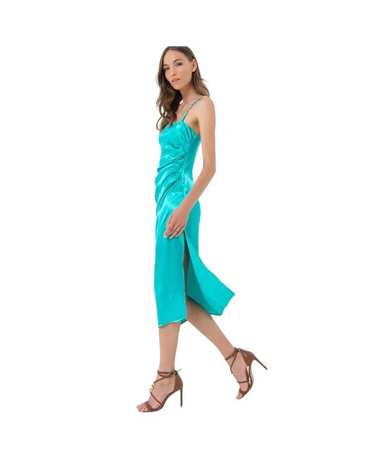 Vestido turquesa colección primavera verano Fracomina de color Blue