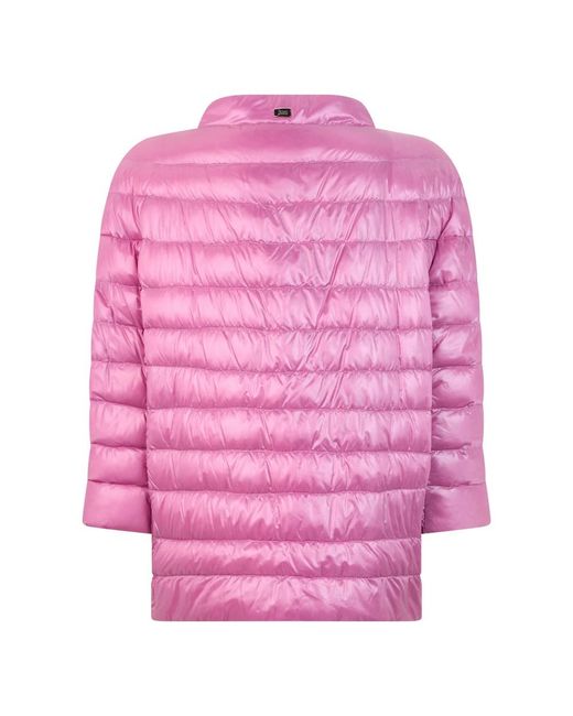 Herno Pink Winter Jackets