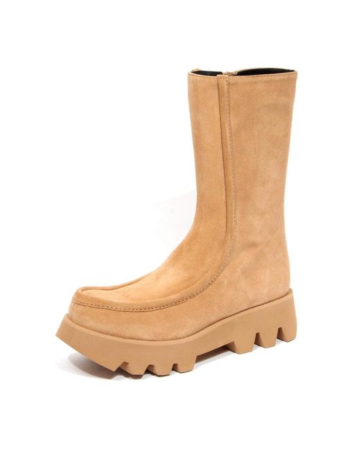 Paloma Barceló Brown High Boots